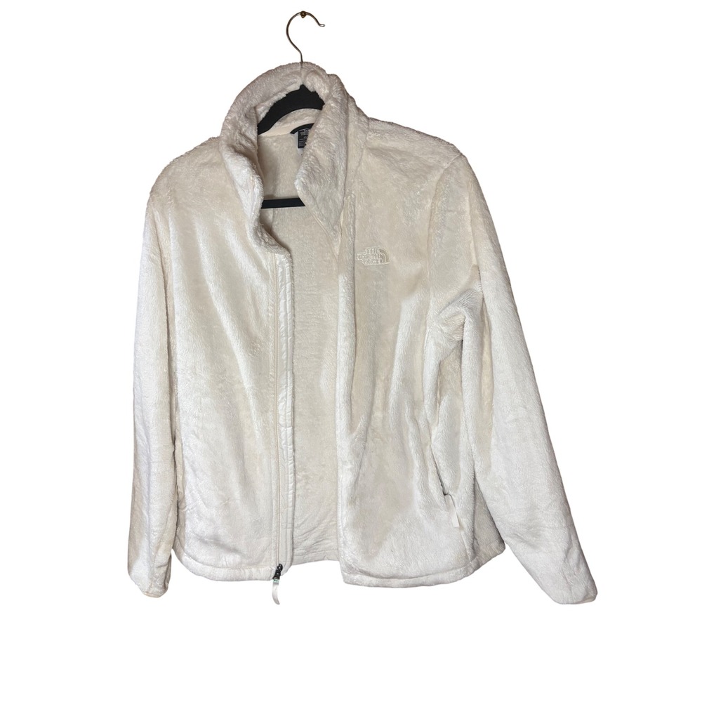 The North Face Osito Full Zip Fleece Jacket Gardenia White Womens Large